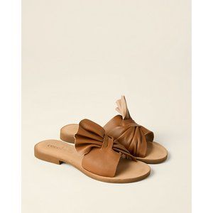 Cocobelle Brera Knot Tan Sandals 7.5 / 38